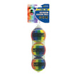 Petsport USA Rainbow Squeak Ball Dog Toy 1ea/2.5 in, 3 pk