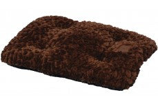 SnooZZy Plush Dog Mat Brown 1ea/XS for your Pet Dog with Pet Store X.