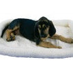 SnooZZy Sheepskin Bolster Kennel Dog Mat White 1ea/XS