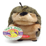 Booda Grunting Plush Dog Toy Hedgehog Multi-Color 1ea/MD