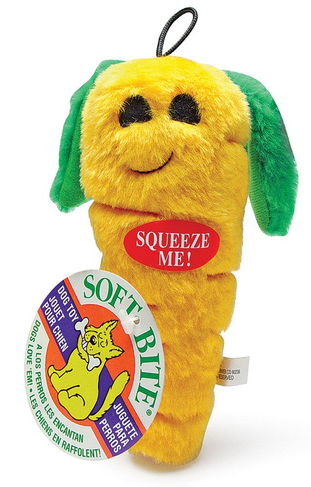 Aspen Carrot with Squeakers Plush Dog Toy 1ea/MD for your Pet Dog with Pet Store X.