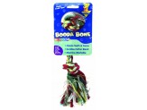 Booda 2-Knot Rope Bone Dog Toy Multi-Color 1ea/SM