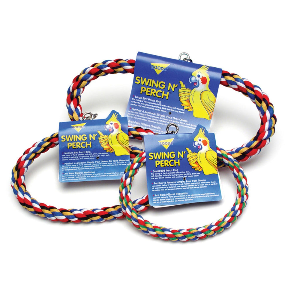 JW Pet Swing N Perch Ring Multi-Color 1ea/MD