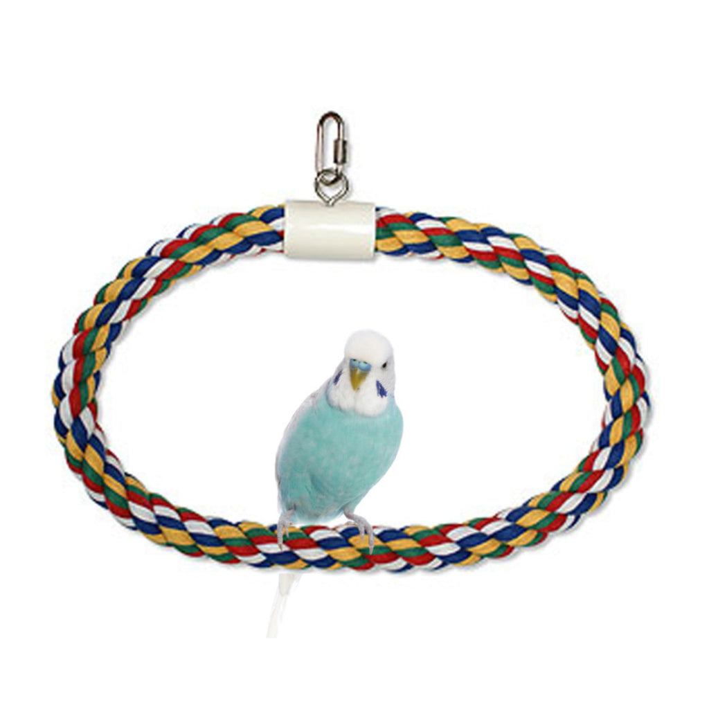 JW Pet Swing N Perch Ring Multi-Color 1ea/MD