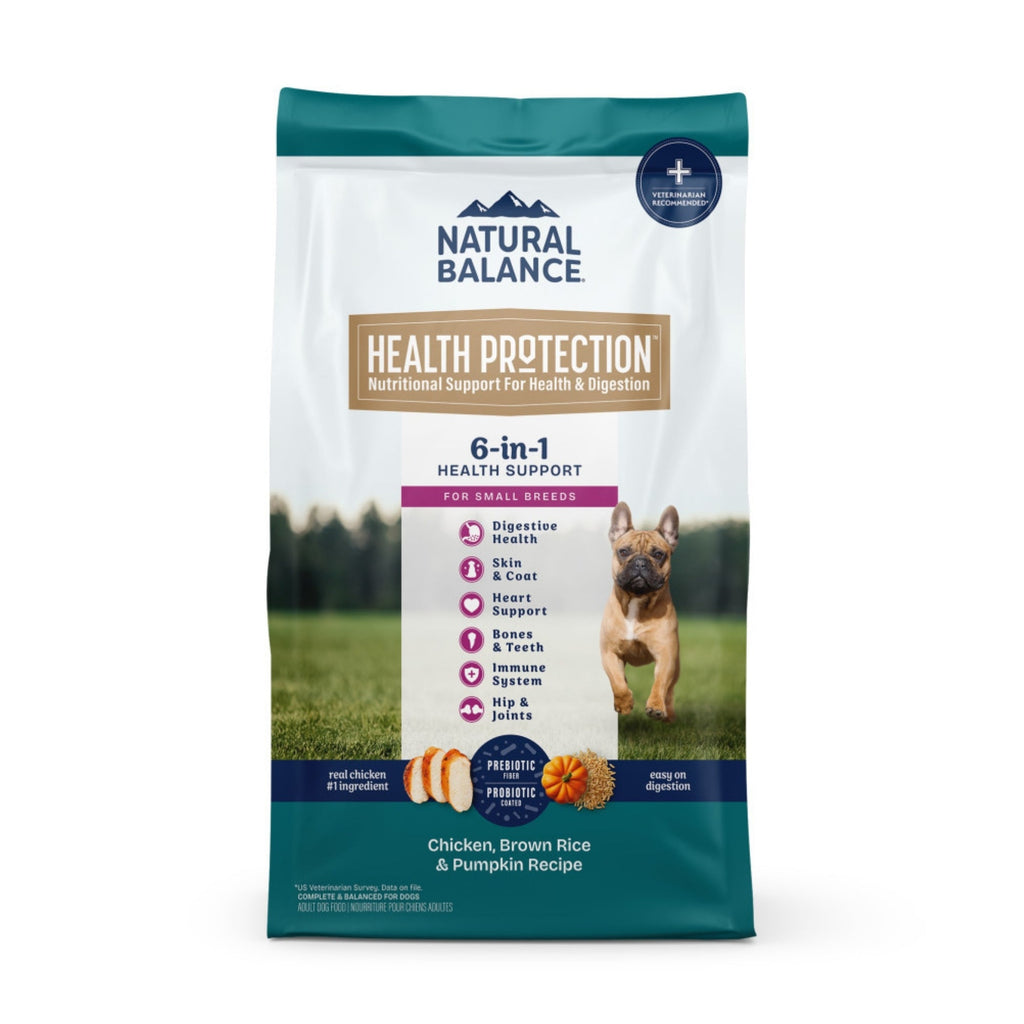 Natural Balance Pet Foods Health Protection Small Breed Dry Dog Food Chicken, Rice  Pumpkin, 1ea/4 lb