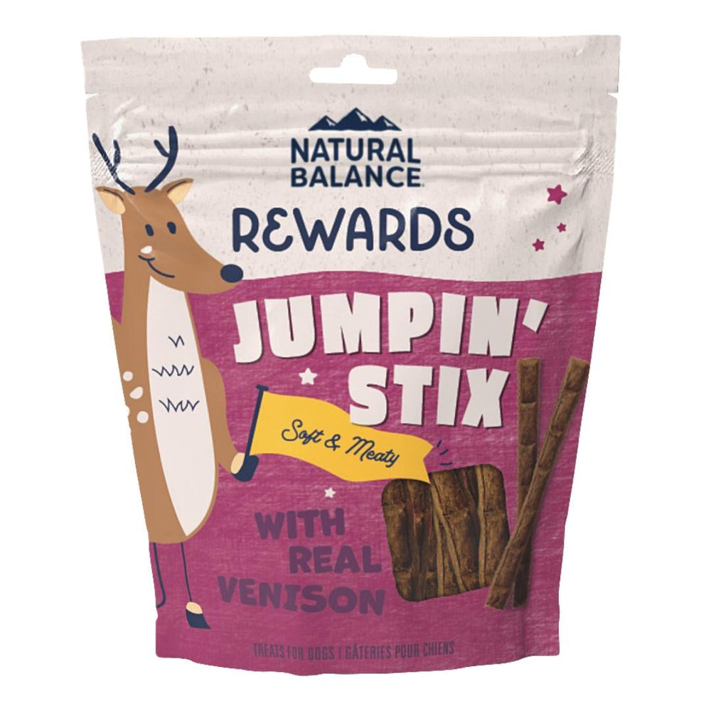 Natural Balance Pet Foods Rewards Jumpin' Stix Soft & Meaty Dog Treats Venison 1ea/10 oz