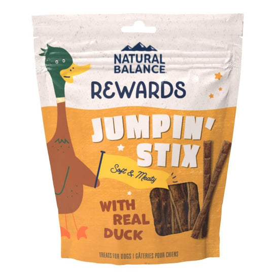 Natural Balance Pet Foods Rewards Jumpin' Stix Soft & Meaty Dog Treats Duck 1ea/10 oz for your Pet Dog with Pet Store X!