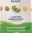 Natural Balance Pet Foods LID Plant Powered Vegetarian Dry Dog Food 1ea/4 lb for your Pet Dog with Pet Store X!