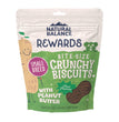 Natural Balance Pet Foods Rewards Crunchy Biscuits Dog Treats Peanut Butter 1ea/8 oz