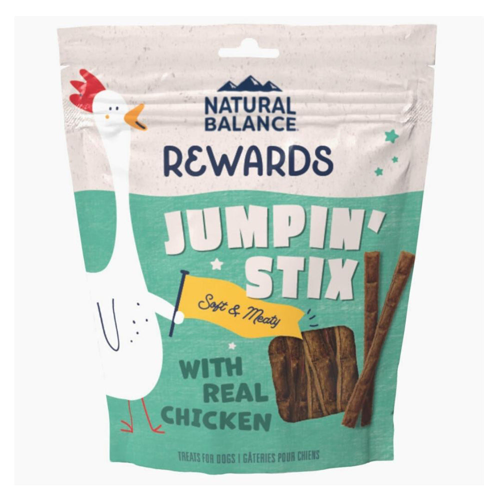 Natural Balance Pet Foods Rewards Jumpin' Stix Soft & Meaty Dog Treats Chicken 1ea/4 oz