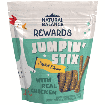 Natural Balance Pet Foods Rewards Jumpin' Stix Soft & Meaty Dog Treats Chicken 1ea/4 oz