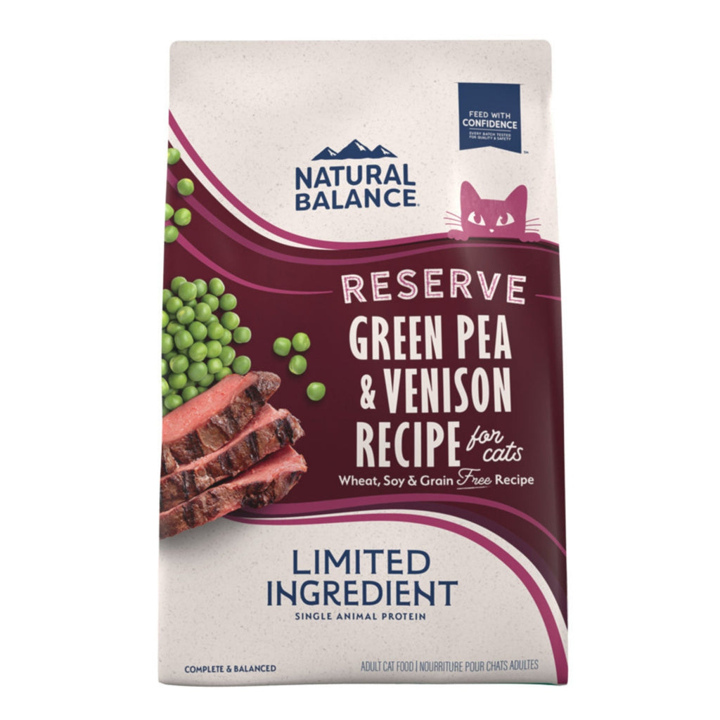 Natural Balance Pet Foods L.I.D. Reserve Dry Cat Food Green Pea & Venison 1ea/4 lb