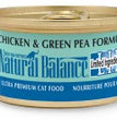 Natural Balance Pet Foods Limited Ingredient Canned Cat Food Chicken & Green Pea 5.5oz
