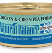 Natural Balance Pet Foods Limited Ingredient Canned Cat Food Chicken & Green Pea 5.5oz