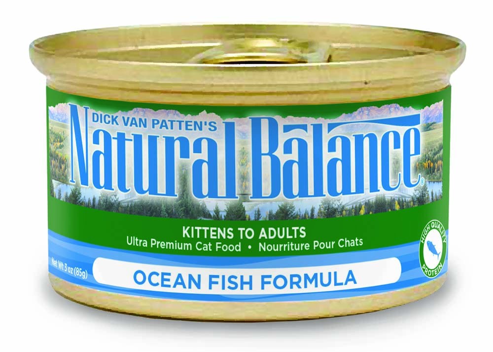 Natural Balance Pet Foods Ultra Premium Wet Cat Food Ocean Fish 24ea/55 oz for your Pet Cat with Pet Store X!