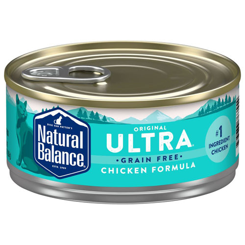 Natural Balance Pet Foods Original Ultra Grain Free Adult Wet Cat Food Chicken 24ea/5.5 oz