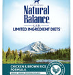 Natural Balance Pet Foods LID Adult Dry Dog Food Chicken & Brown Rice 1ea/12 lb for your Pet Dog with Pet Store X!