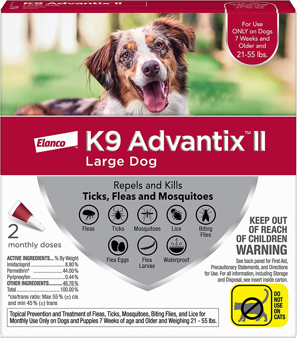 K9 Advantix Ii Dog Large Red 2-Pack (Case of 2) for your Pet Dog with Pet Store X.