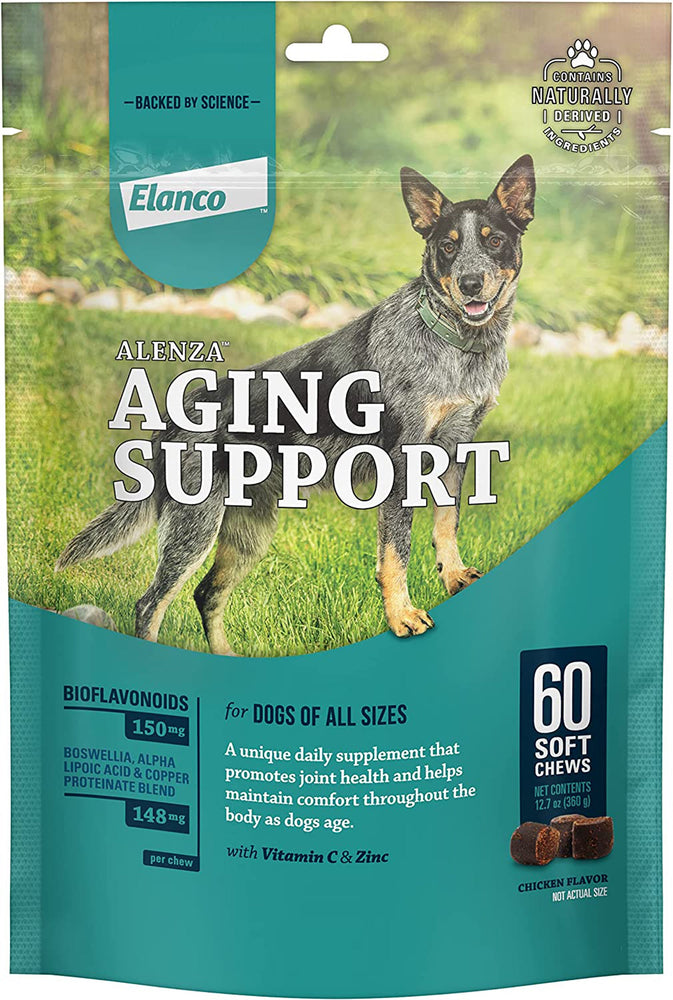 Bayer Dog Alenza Aging Support Soft Chews 60Ct for your Pet Dog with Pet Store X.