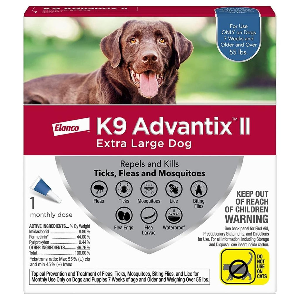 Advantage Ii Single Dose Xlarge Dog Blue for your Pet Dog with Pet Store X.