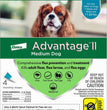 Advantage Ii Dog Meduim Teal 4-Pack (Case of 4) for your Pet Dog with Pet Store X.