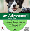 Advantage Ii Dog Large Red 6-Pack for your Pet Dog with Pet Store X.