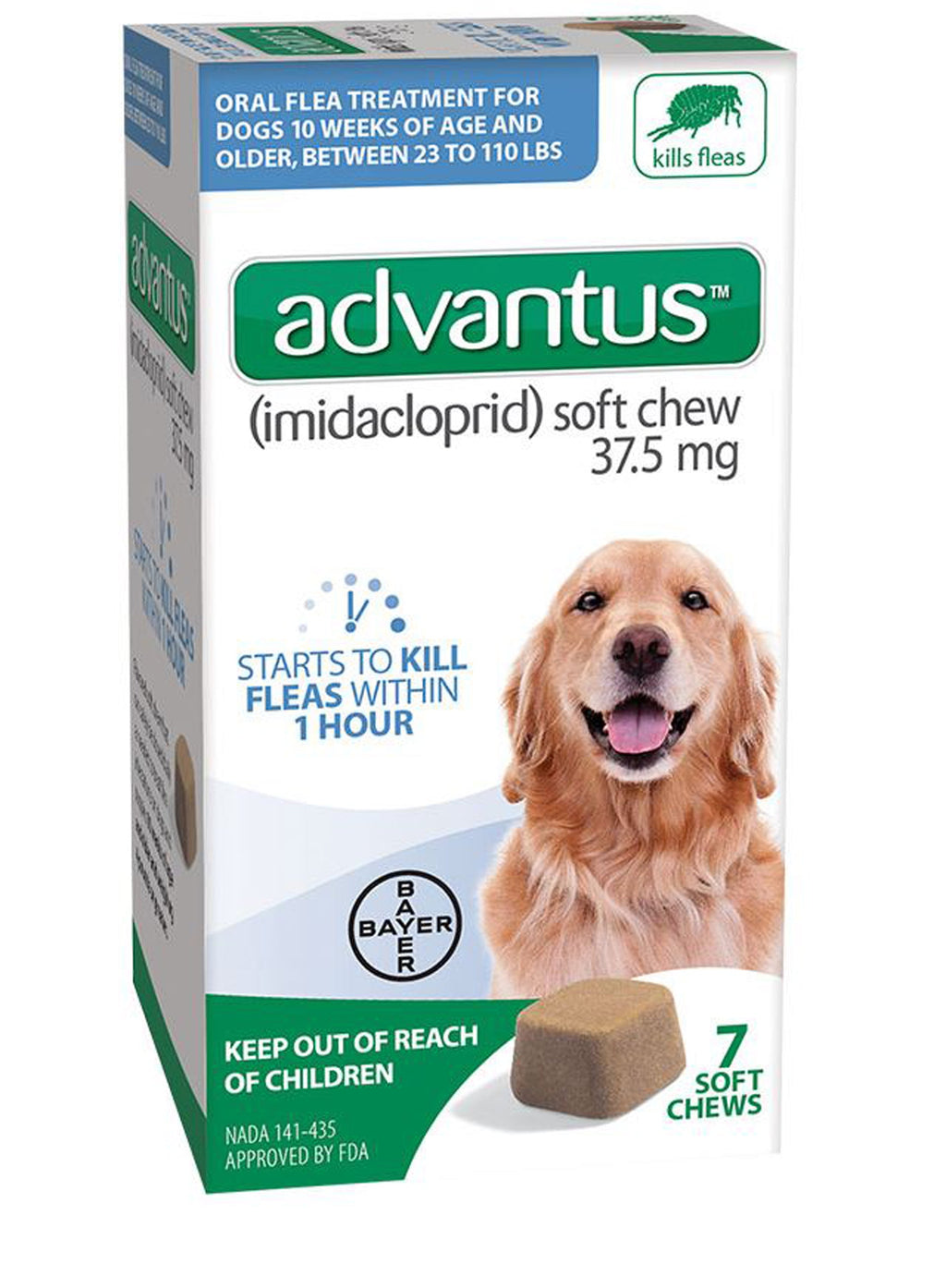 Advantus Dog Large 37.5Mg Soft Chew 7Ct.