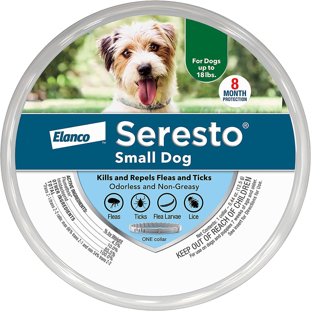 Bayer Dog Seretso Small 6-36 8 Month Collar (Case of 8) for your Pet Dog with Pet Store X.