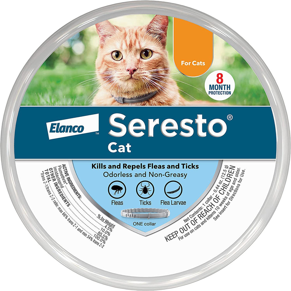 Bayer Cat Seretso Small 6-36 8 Month Collar (Case of 8) for your Pet Dog with Pet Store X.