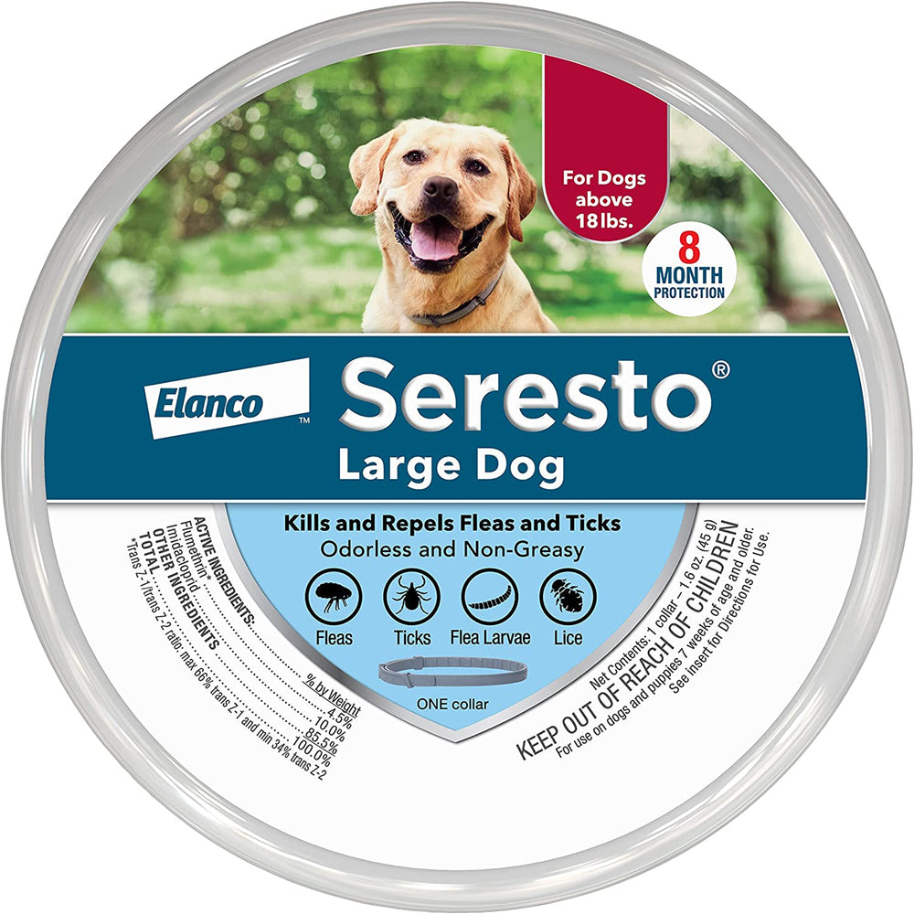 Bayer Dog Seretso Large 6-36 8 Month Collar (Case of 8) for your Pet Dog with Pet Store X.