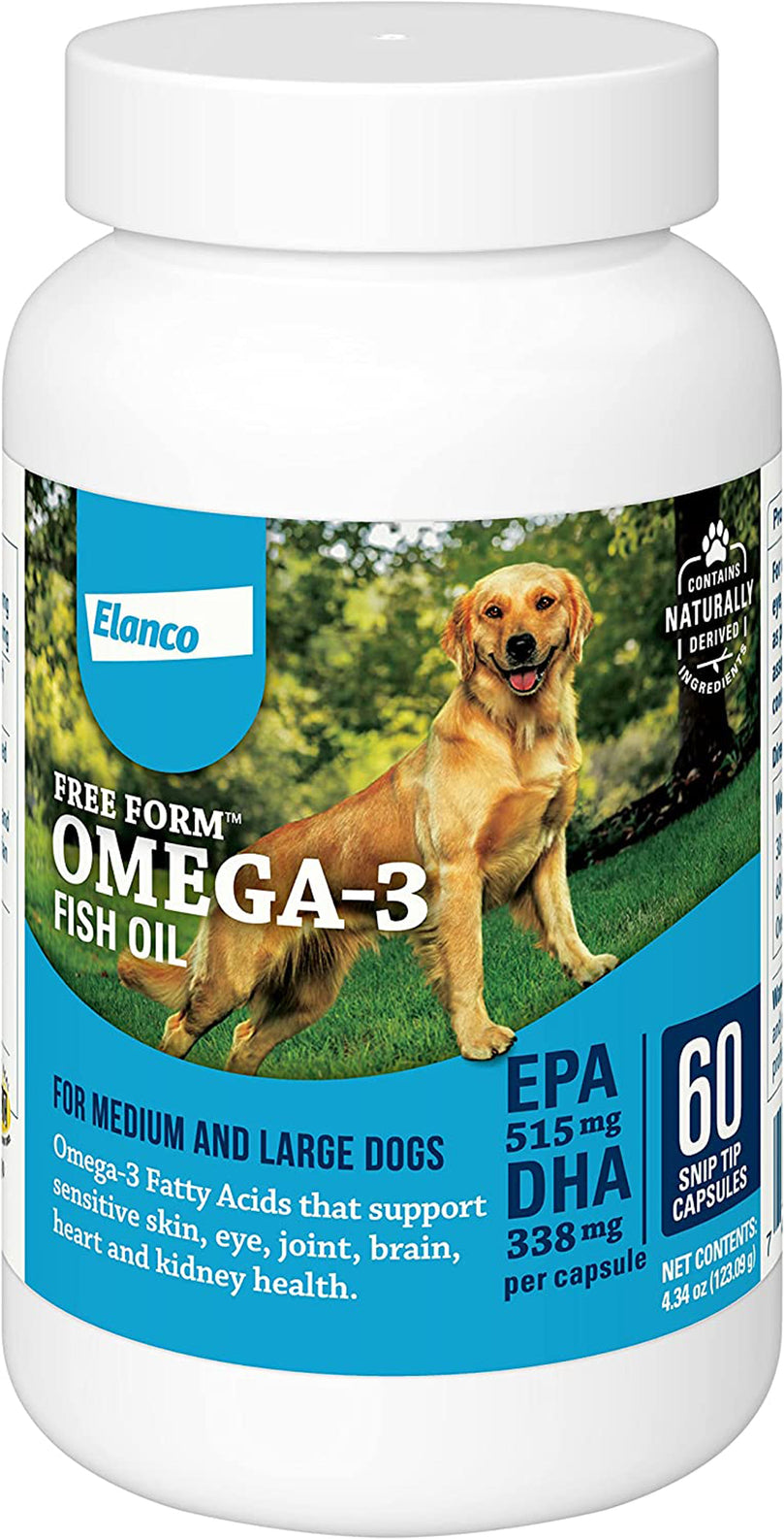 Bayer Dog Omega-3 Fish Oil Capsules 60Ct for your Pet Dog with Pet Store X.