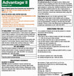 Advantage II Cat Small Orange 2-Pack (3packs)