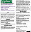 Advantage II Cat Large Purple 2-Pack (3packs)