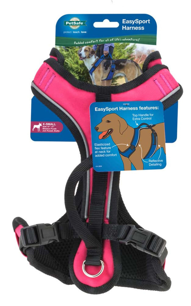 EasySport Comfortable Dog Harness Pink 1ea/XS for your Pet Dog with Pet Store X.