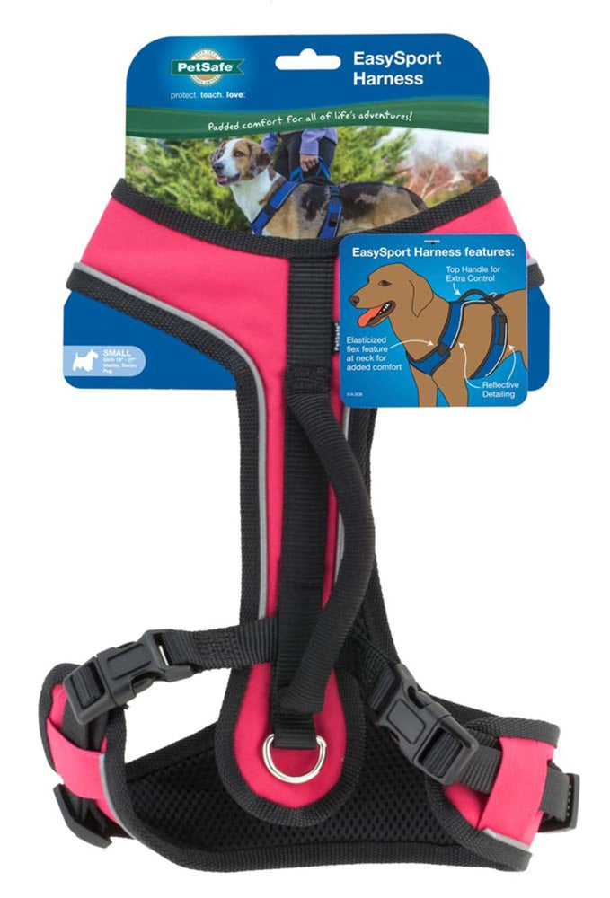 EasySport Comfortable Dog Harness Pink 1ea/SM for your Pet Dog with Pet Store X.