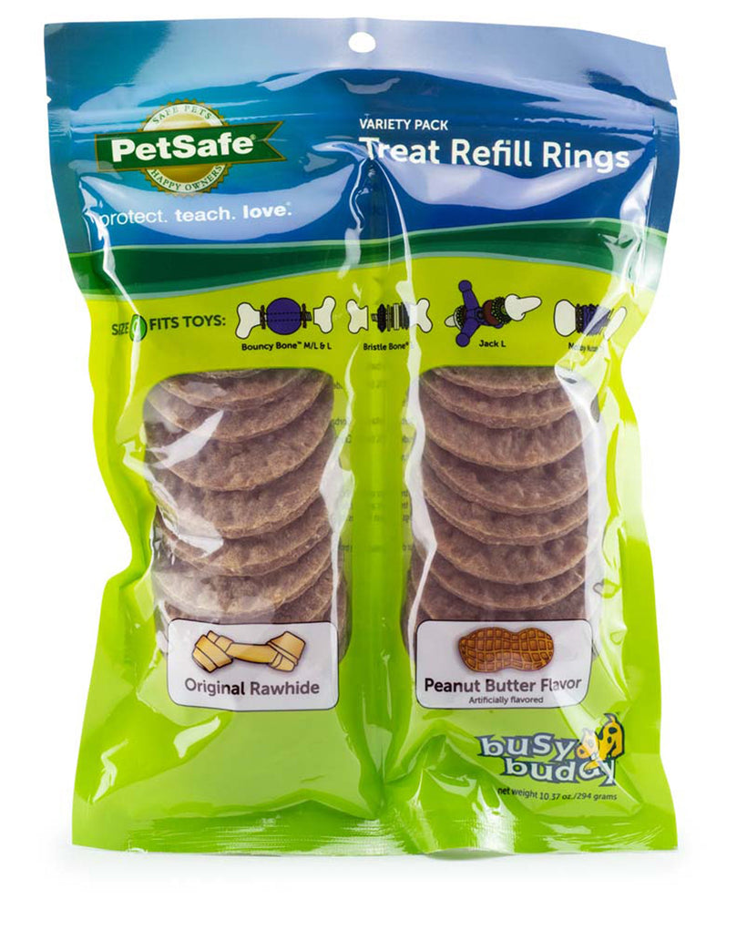 Busy Buddy Treat Refill Rings Variety Pack 1ea/1037 oz, LG for your Pet Dog with Pet Store X!