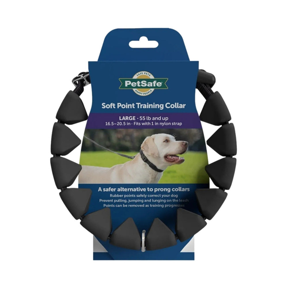 PetSafe Soft Point Training Collar 1in wide Black 1ea/LG