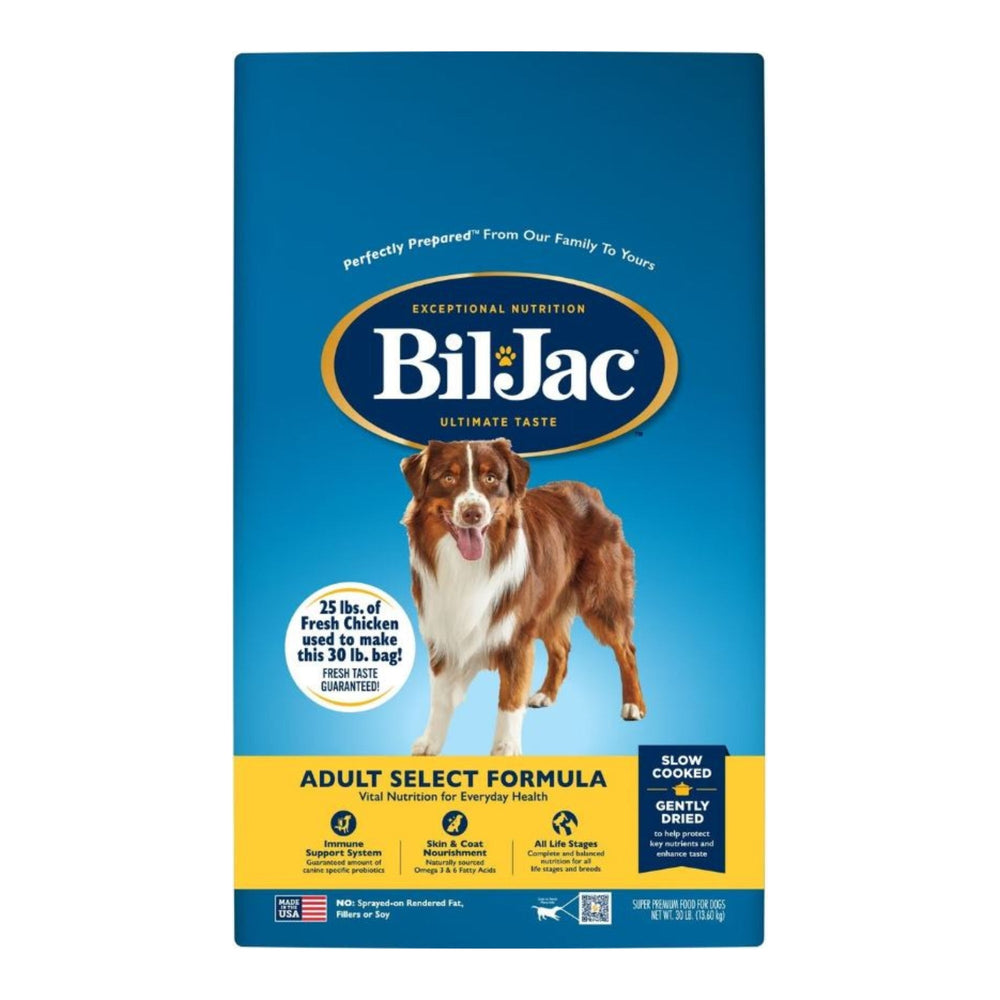 Bil-Jac Select Adult Dog Food Chicken 30Lbs for your Pet Dog with Pet Store X!