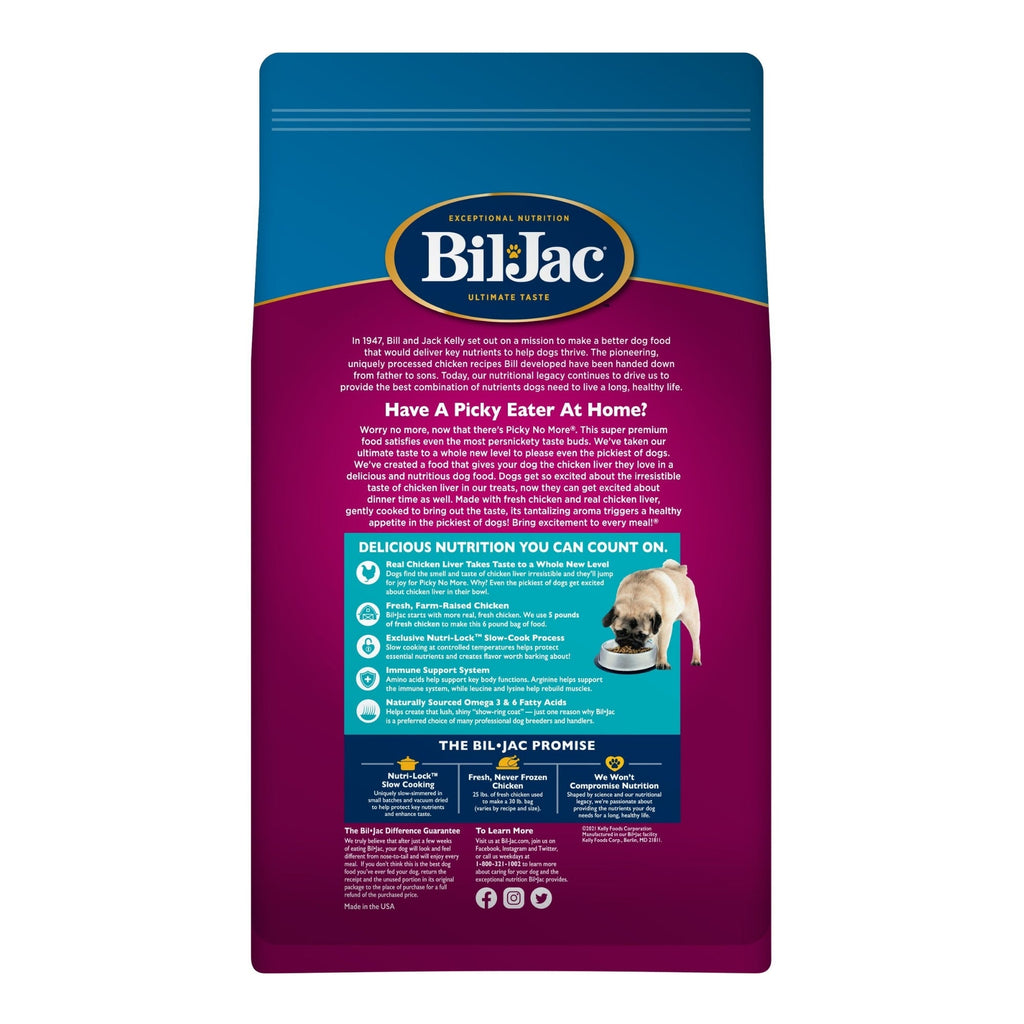 Bil-Jac Picky No More Small Breed Dog Food Chicken 6Lbs.