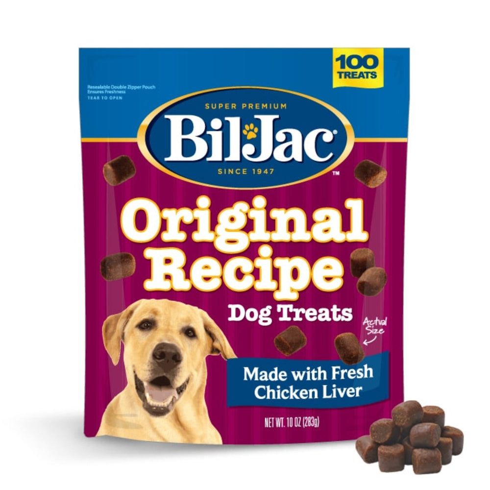 Bil-Jac Original Recipe Dog Treats Chicken Liver 10oz (Case of 8) for your Pet Dog with Pet Store X!