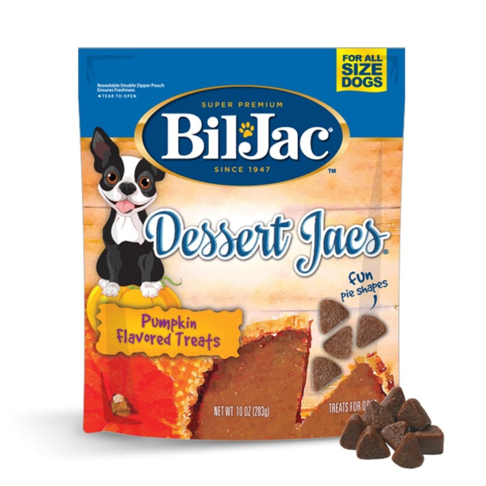 Bil-Jac Dessert Jacs Soft Dog Treats Pumpkin 10oz (Case of 8) for your Pet Dog with Pet Store X!