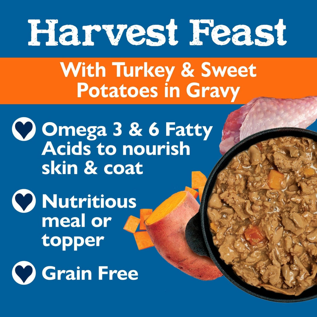 Bil-Jac Harvest Feast Wet Dog Food Turkey/Sweet Potato 3.5oz. (Case of 12)