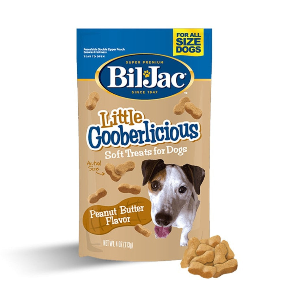 Bil-Jac Little Gooberlicious Soft Dog Treats Peanut Butter 4oz (Case of 10) for your Pet Dog with Pet Store X!