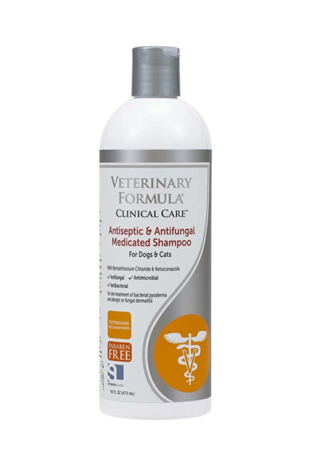 Synergy Labs Veterinary Formula Clinical Care Antiseptic & Antifungal Shampoo 1ea/16 fl oz