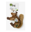 Godog Wildlife Chipmunk Squeaky Plush Dog Toy Brown Large for your Pet Dog with Pet Store X.