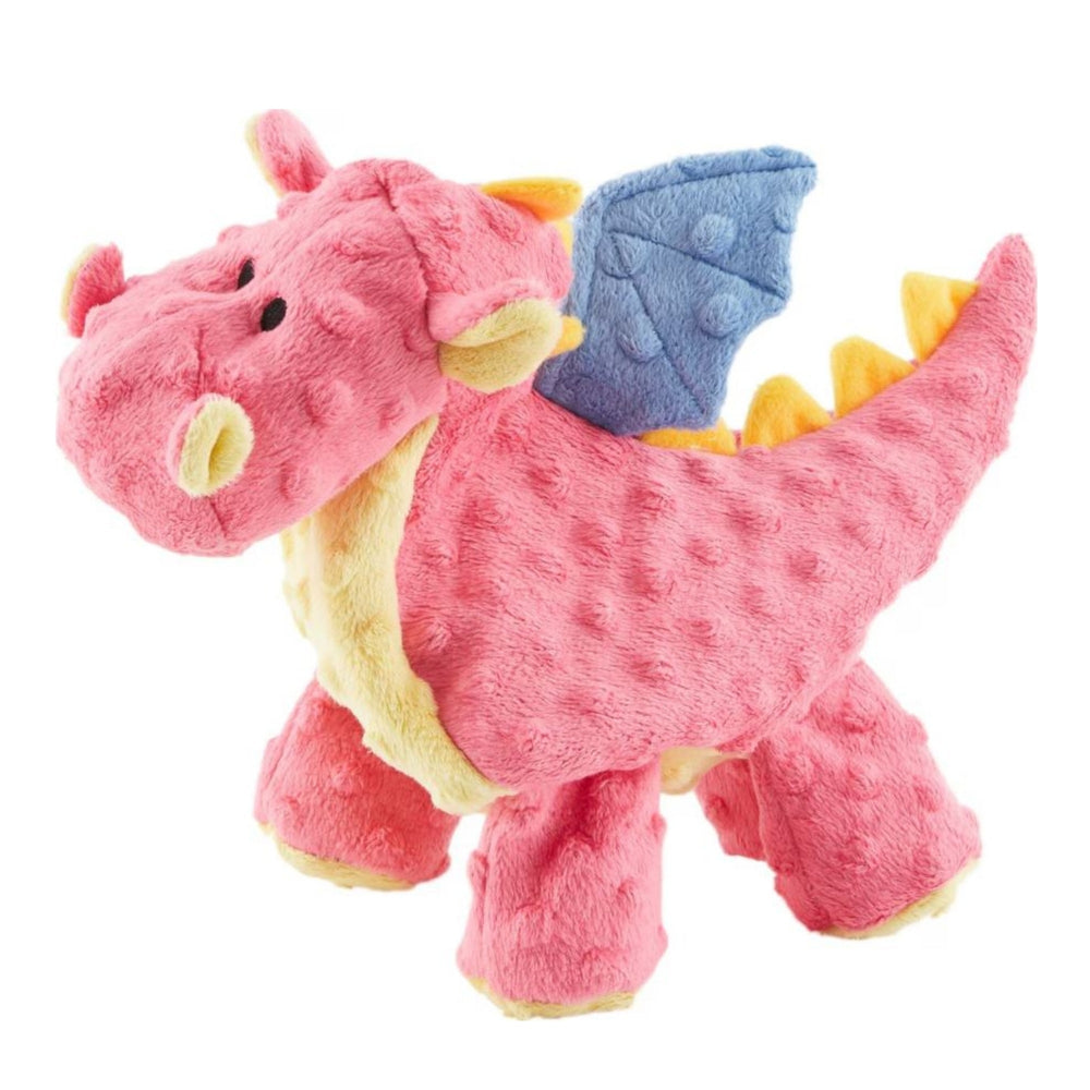 Godog Dragons Dog Toy Coral Large for your Pet Dog with Pet Store X.