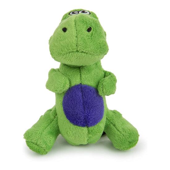 Godog Just For Me T-Rex Dog Toy Green Mini for your Pet Dog with Pet Store X.