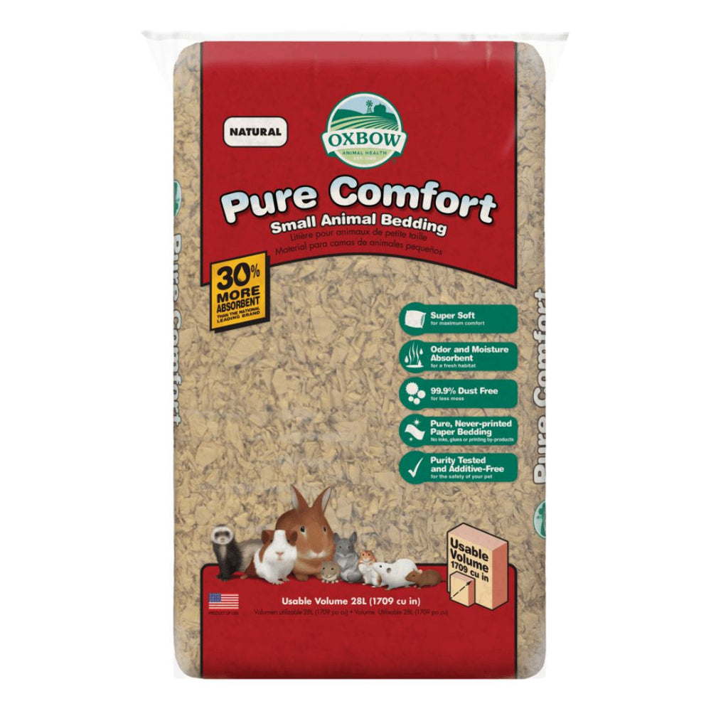 Oxbow Animal Health Pure Comfort Small Animal Bedding Natural 1ea/28 l for your Pet Small Animal with Pet Store X.