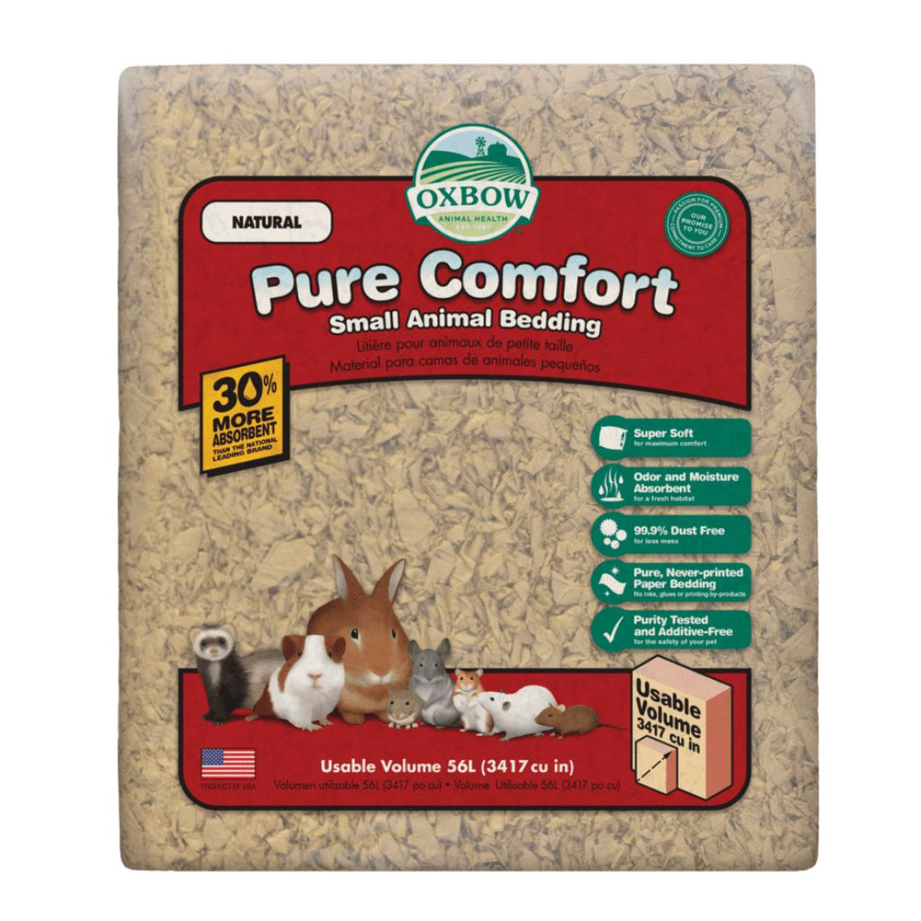 Oxbow Animal Health Pure Comfort Small Animal Bedding Natural 1ea/56 l for your Pet Small Animal with Pet Store X.