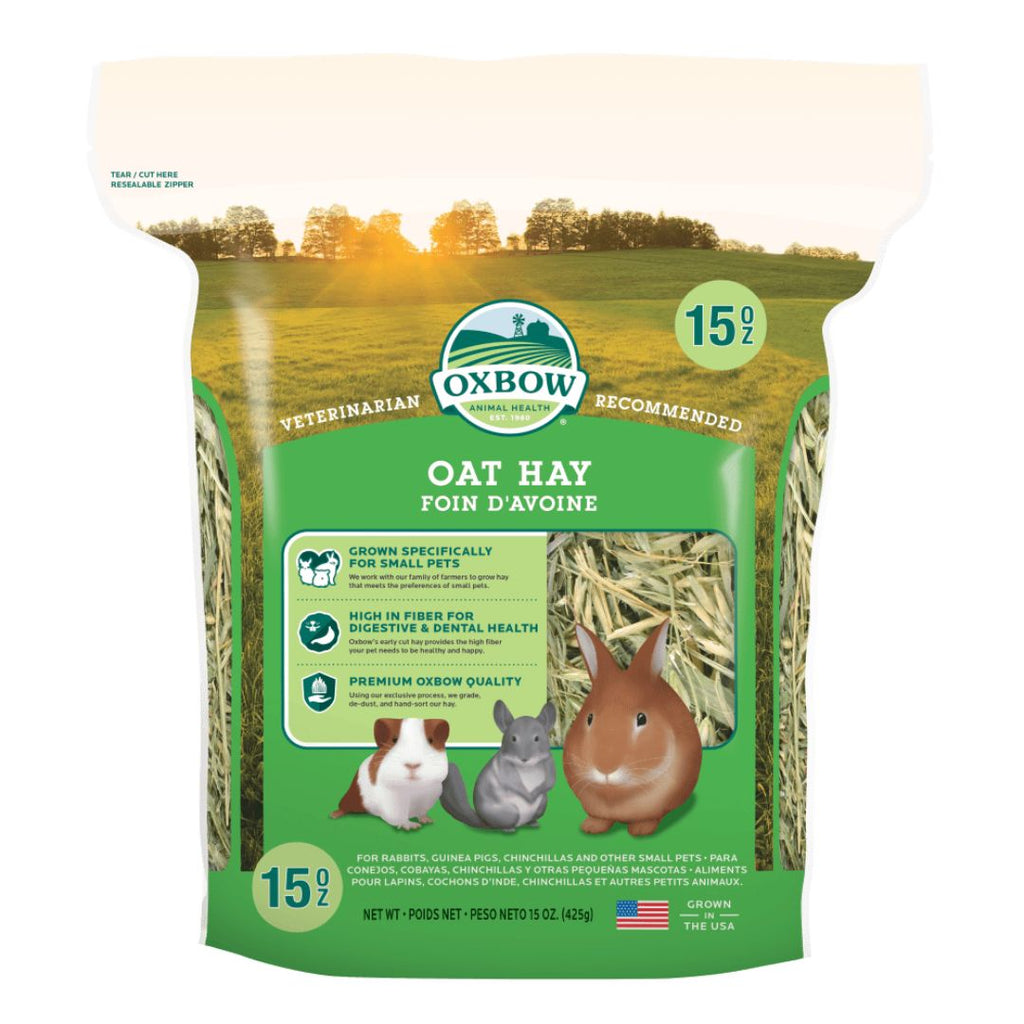 Oxbow Animal Health Oat Hay Small Animal Treat 1ea/15 oz for your Pet Small Animal with Pet Store X.